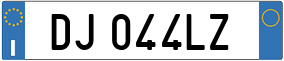 Truck License Plate